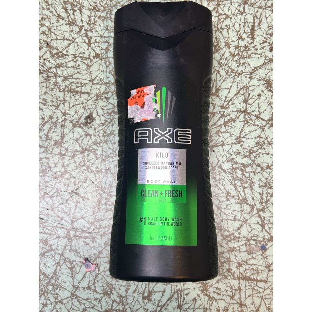 Axe KILO SQUEEZED MANDARIN SANDALWOOD SCENT CLEAN FRESH Body Wash 16 Fl Oz